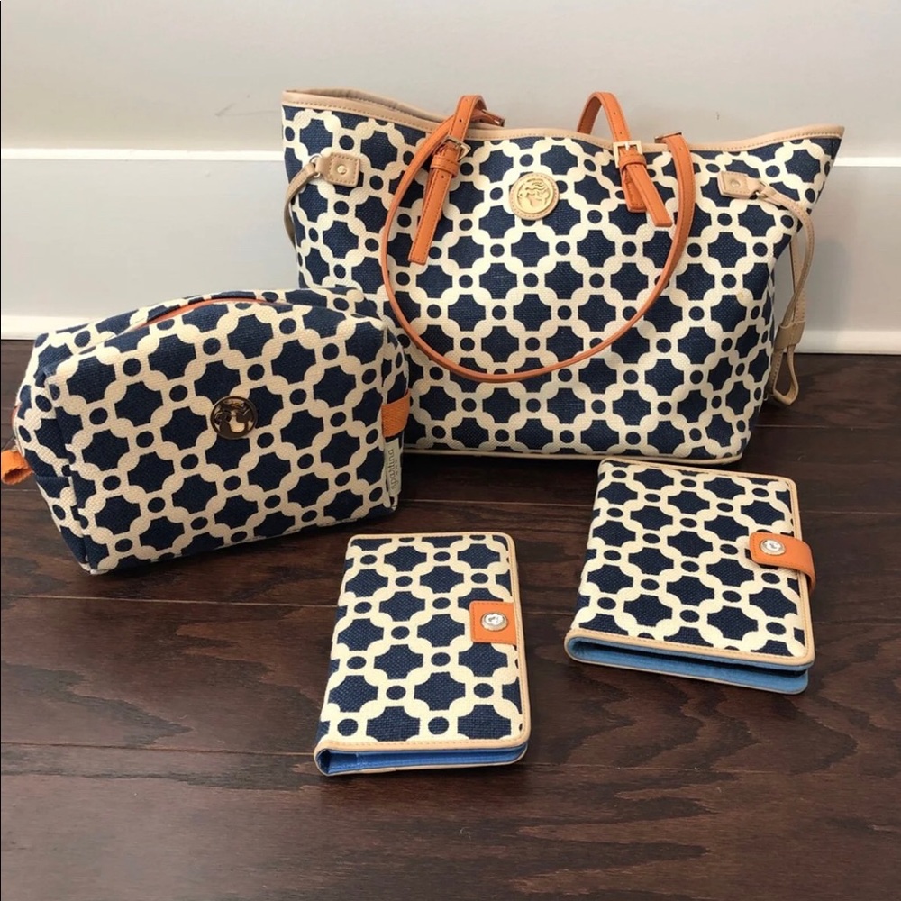 SPARTINA 449 JETSETTER TOTE SET